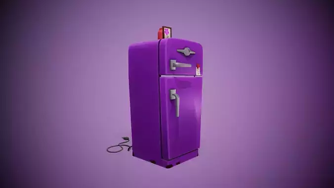 Stylized Fridge - Tutorial Included 