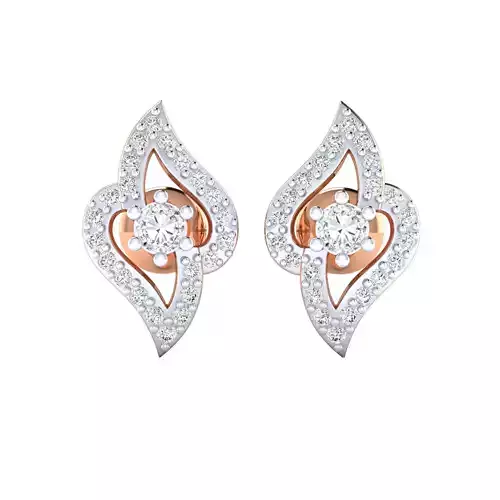 Women earrings 3dm render detail 3D print model 3D print model