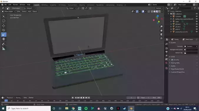 Modern Gaming Laptop