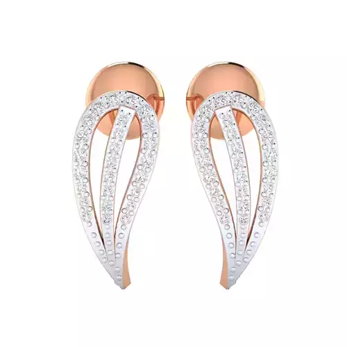 Women earrings 3dm render detail 3D print model