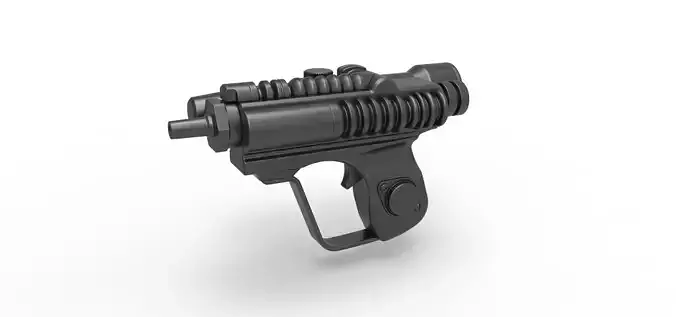 Scout trooper blaster pistol EC-17 3D model