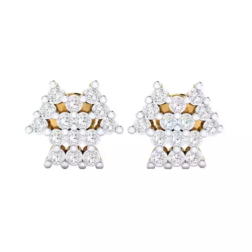 Women earrings 3dm render detail 3D print model 3D print model