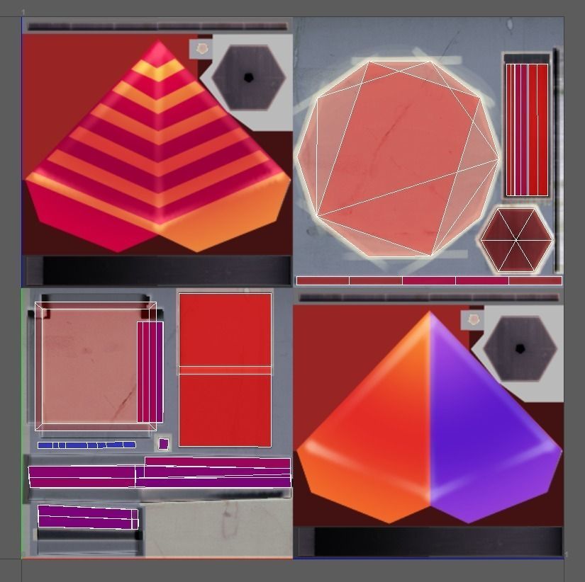 Bungalow - low poly wooden structure with boat Low-poly 3D model_25