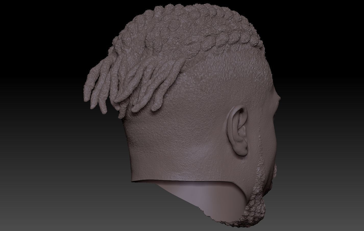 Killmonger Michael B Jordan head 3D print model_6