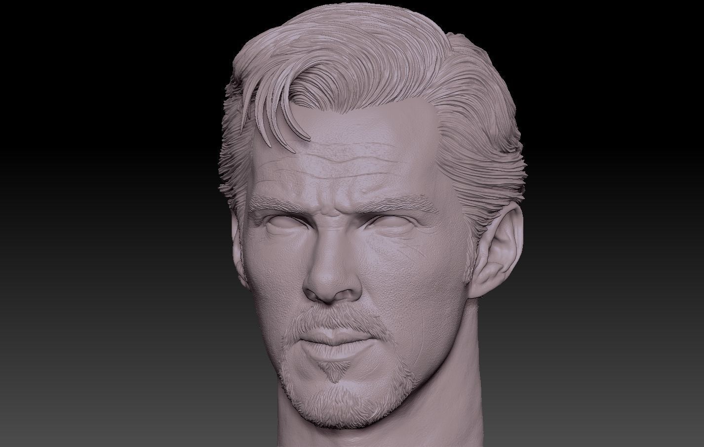 Doctor Strange head Benedict Cumberbatch