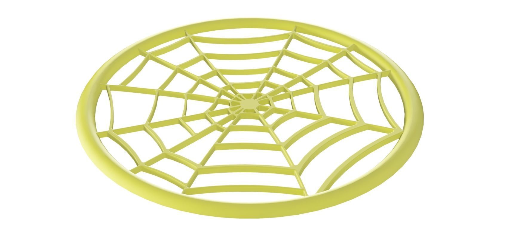 Drink coaster - Spider Web 3D print model_2