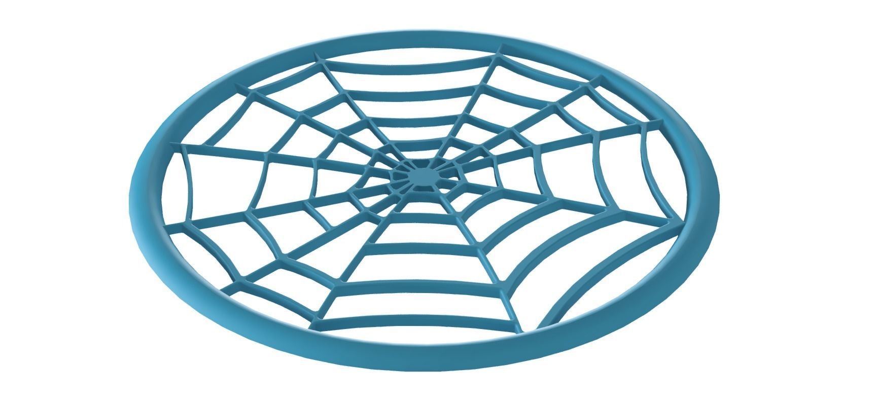 Drink coaster - Spider Web 3D print model_3