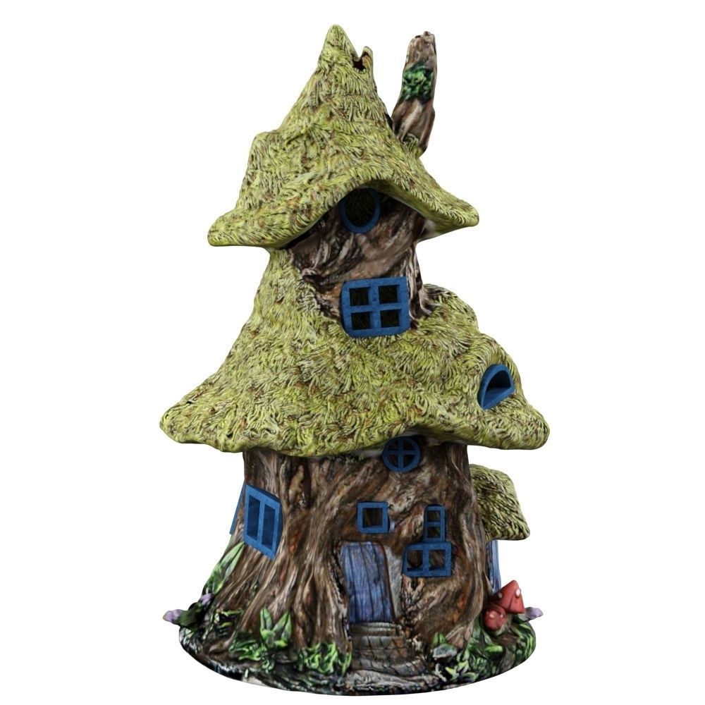 Fairy House Fairy Garden Low-poly 3D model_2