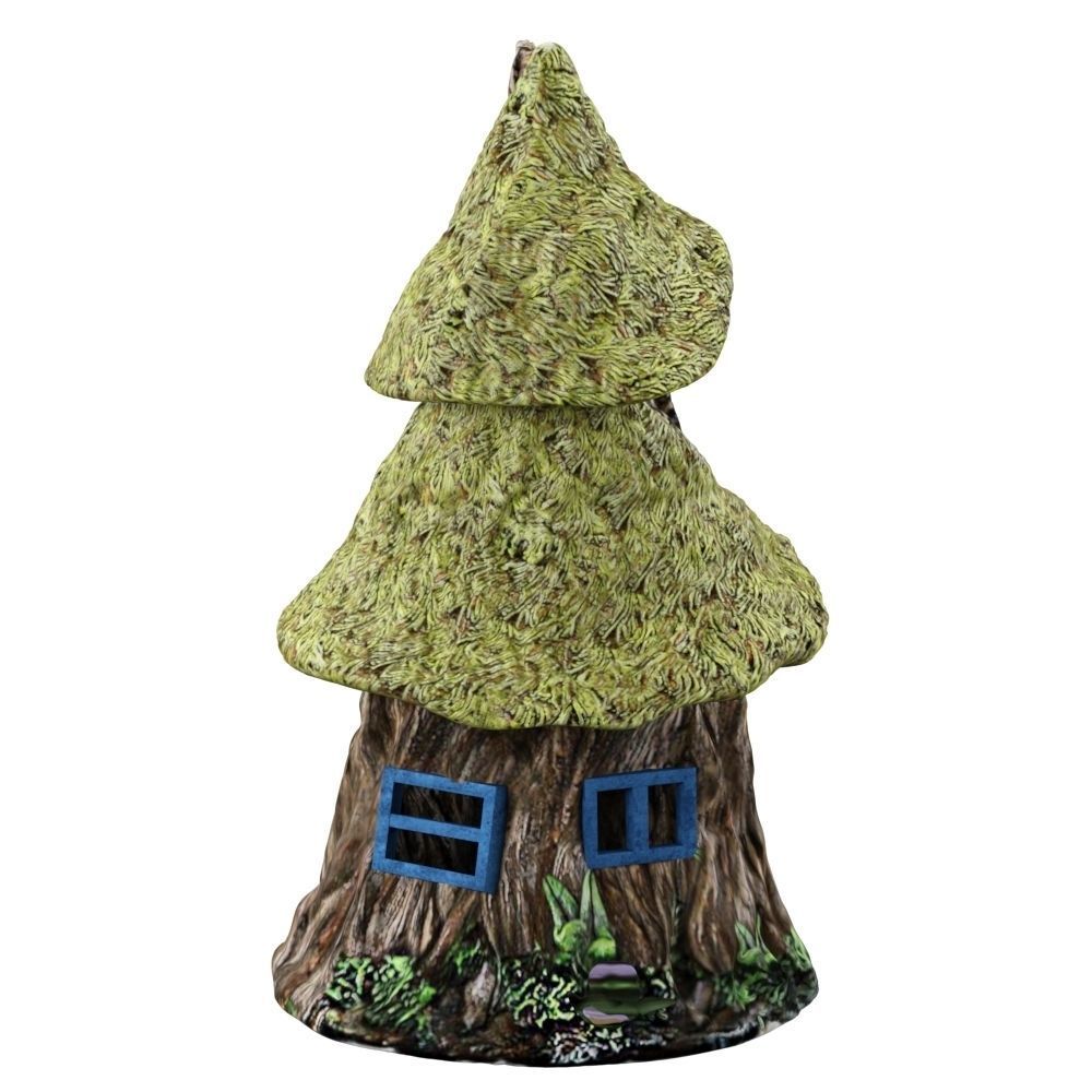 Fairy House Fairy Garden Low-poly 3D model_3