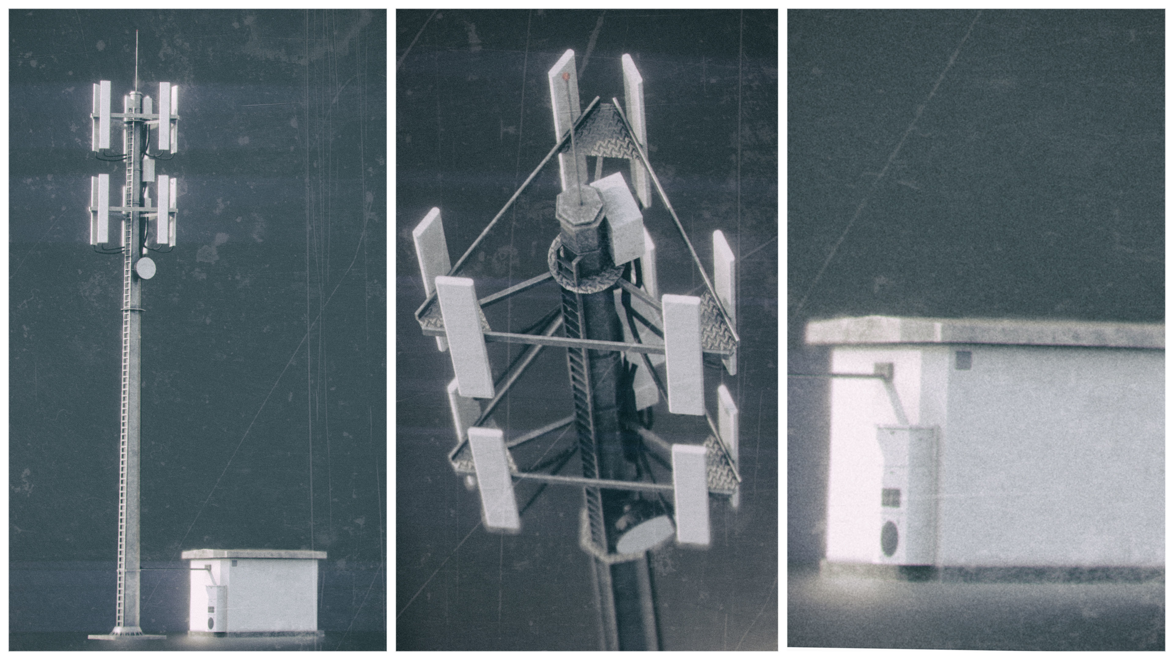 CELL SITE Low-poly 3D model_15