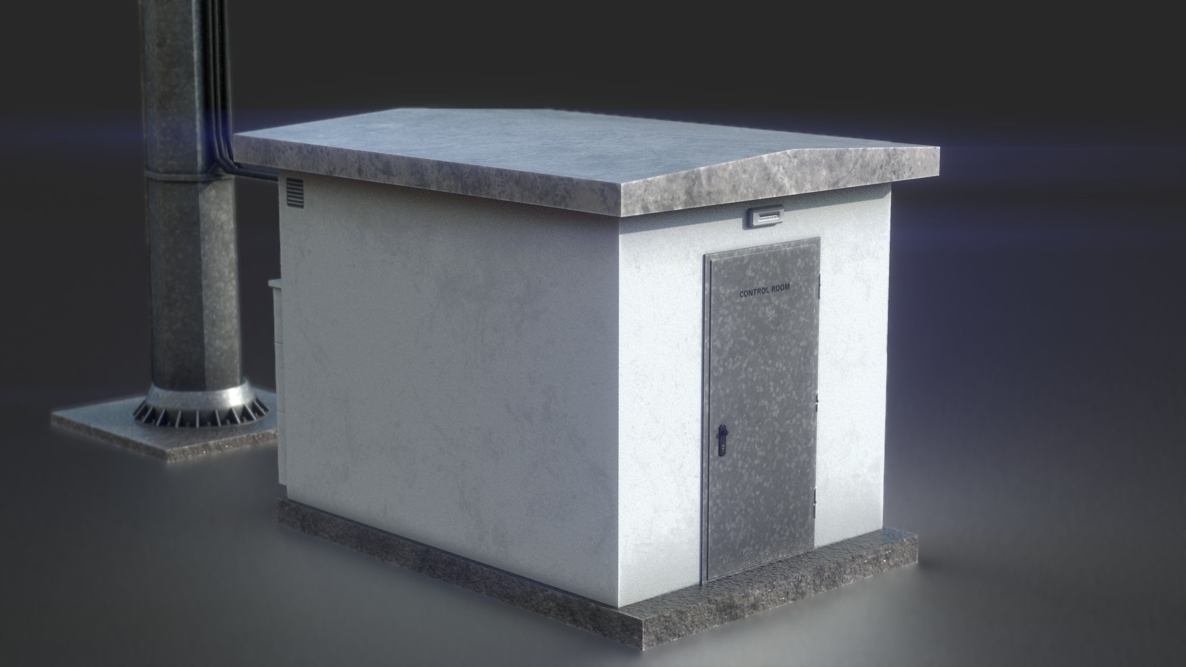 CELL SITE Low-poly 3D model_4