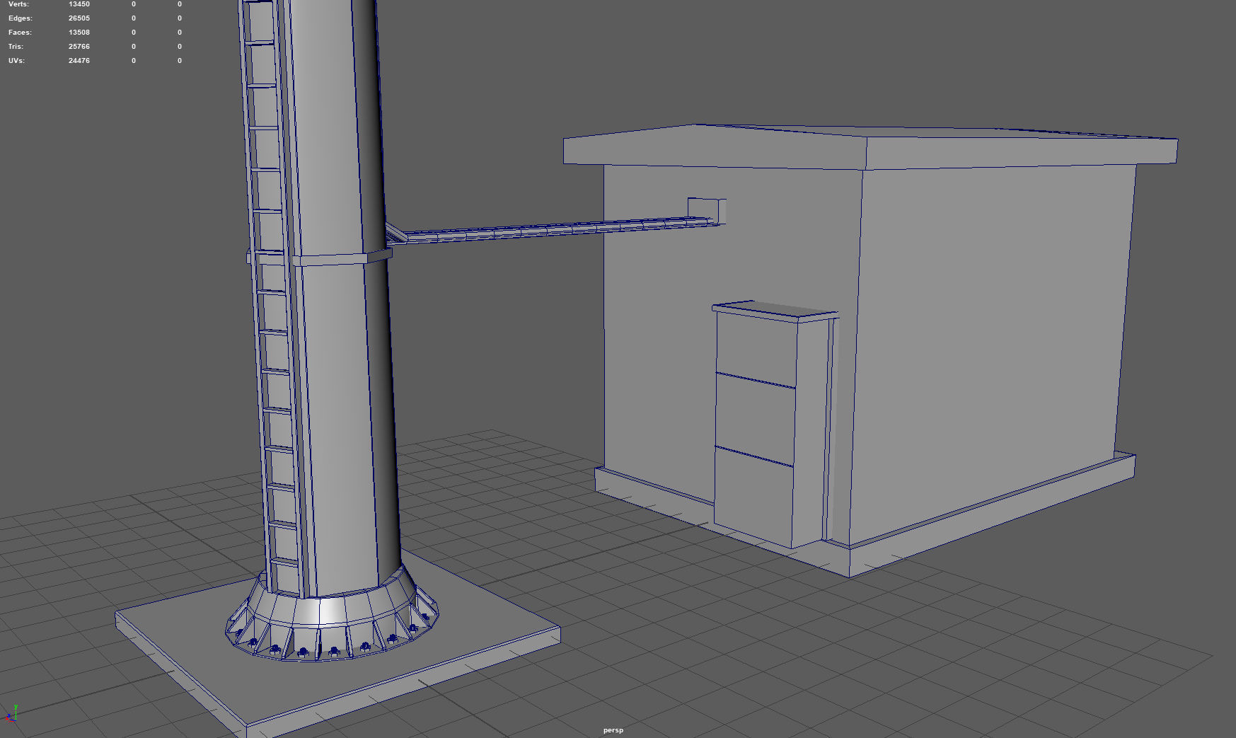 CELL SITE Low-poly 3D model_13