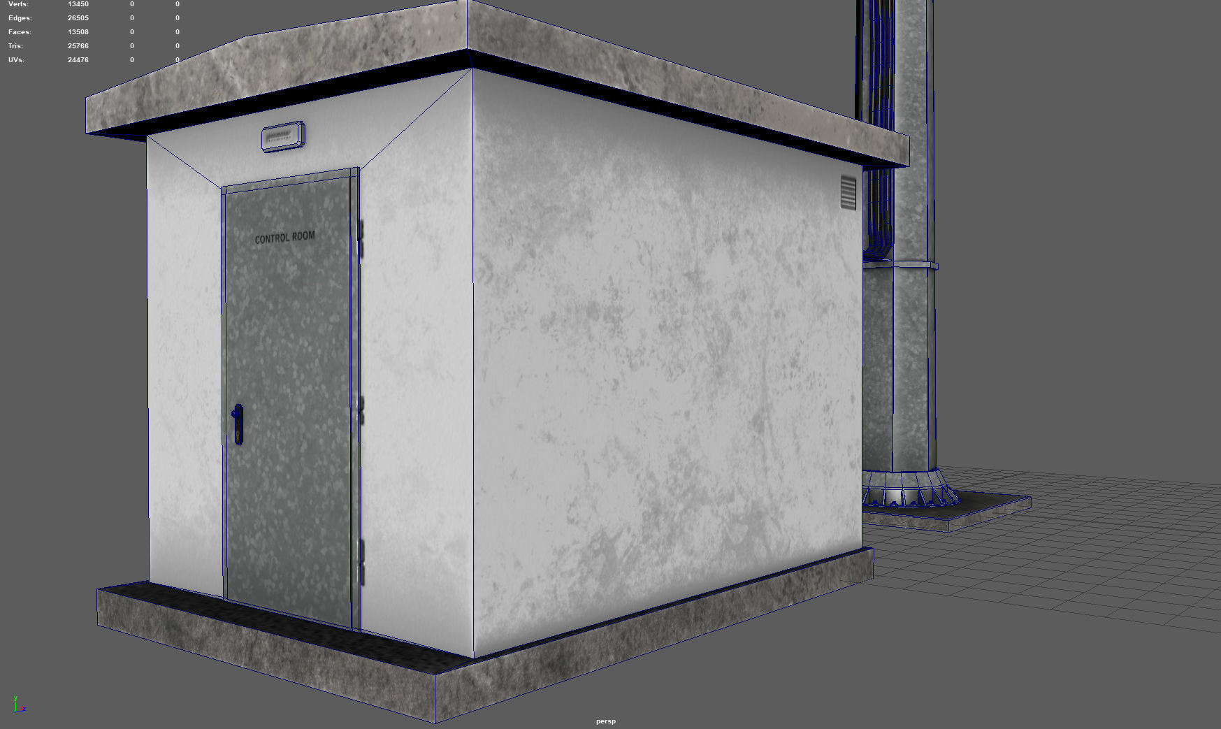 CELL SITE Low-poly 3D model_16