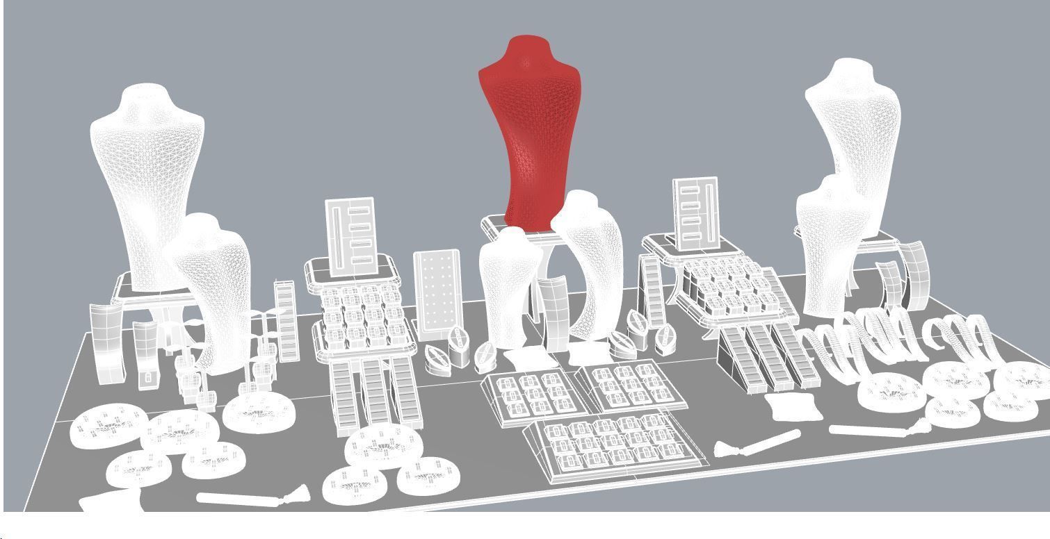 Jewelry Display 3D print model_3