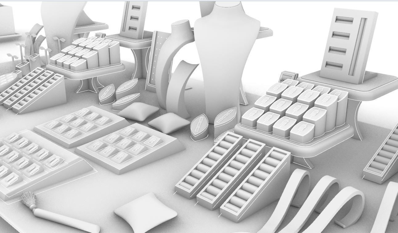 Jewelry Display 3D print model_2