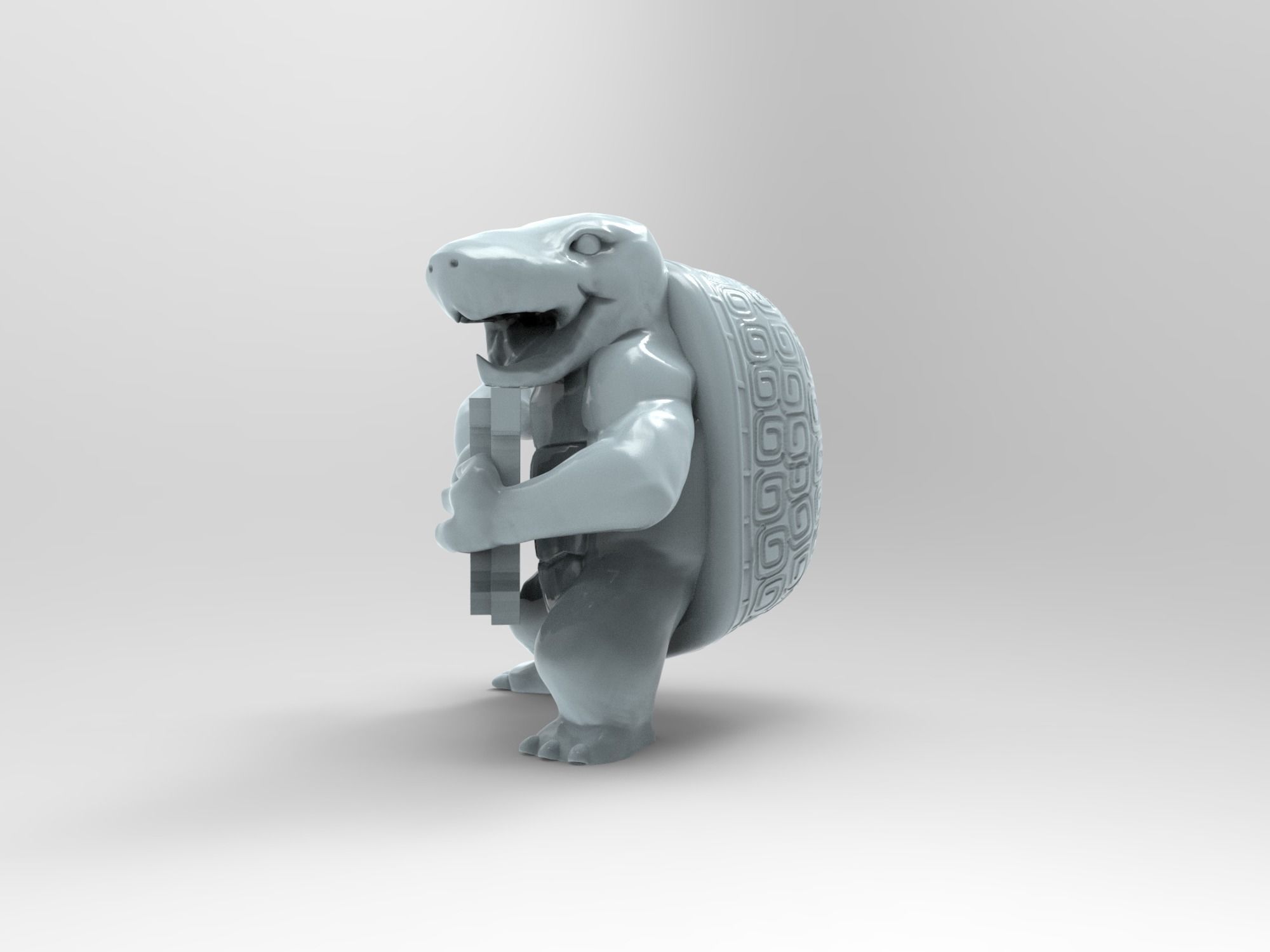 university of maryland terrapins basketball Mascot Testudo 3D print model_2