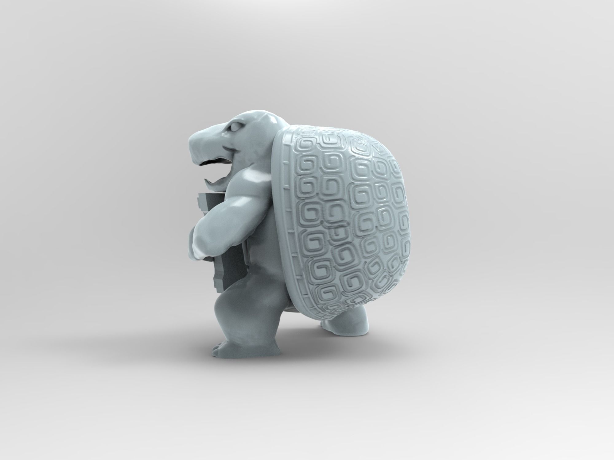 university of maryland terrapins basketball Mascot Testudo 3D print model_3