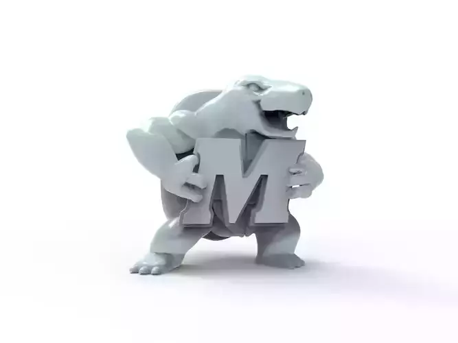 university of maryland terrapins basketball Mascot Testudo 3D print model