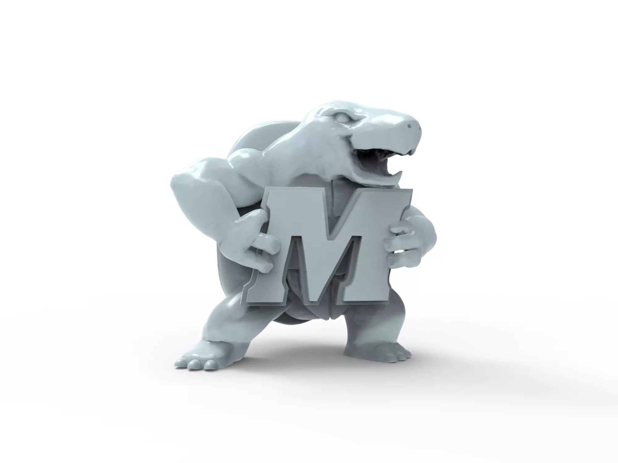 university of maryland terrapins basketball Mascot Testudo 3D print model_0