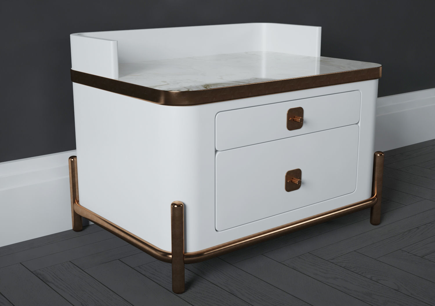 Kayra bedside table 3D model_3
