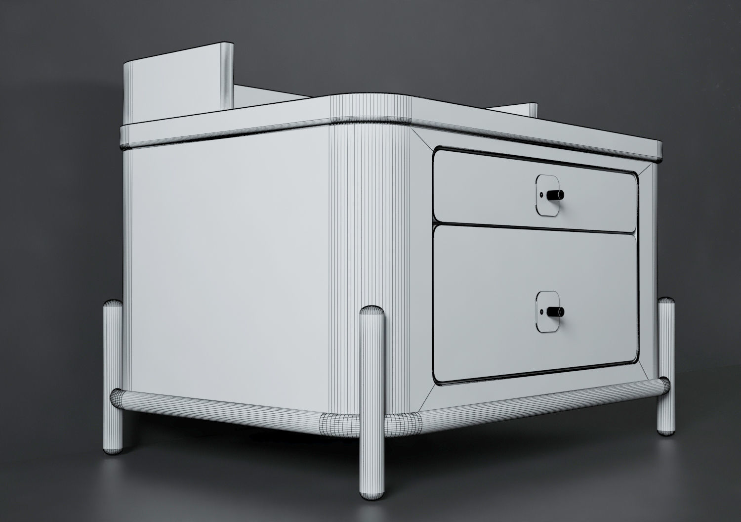 Kayra bedside table 3D model_6