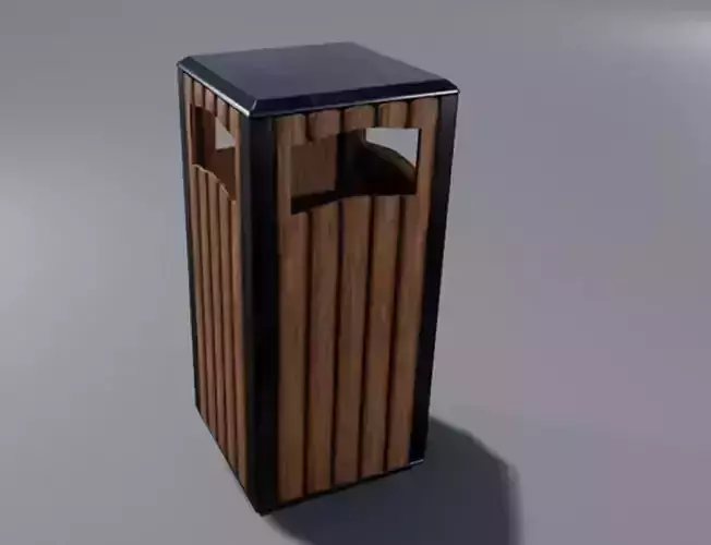 Square Trashcan