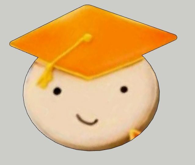 Graduate Cookie Cutter 3D print model_1