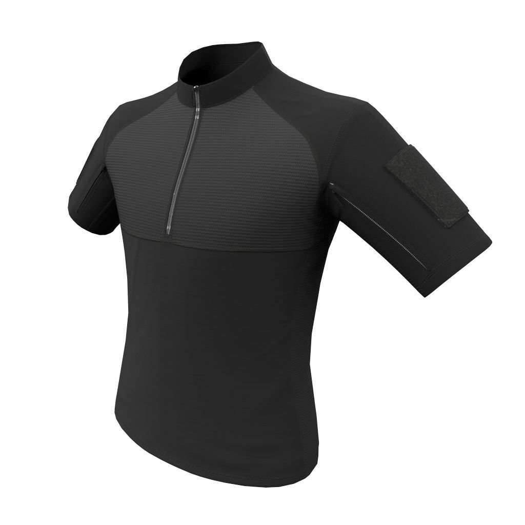 Condor Outdoor Short Sleeve Combat Shirt Low Poly PBR low  Low-poly 3D model_19