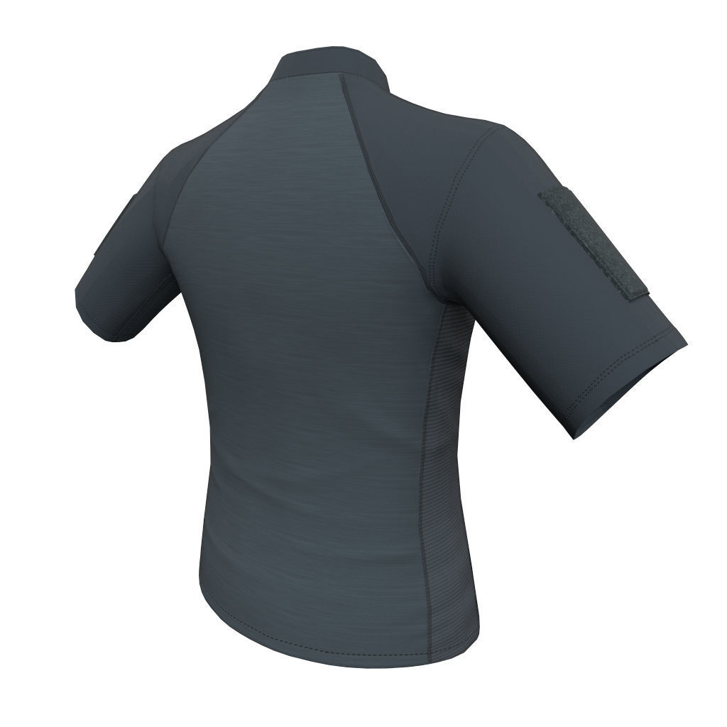 Condor Outdoor Short Sleeve Combat Shirt Low Poly PBR low  Low-poly 3D model_12