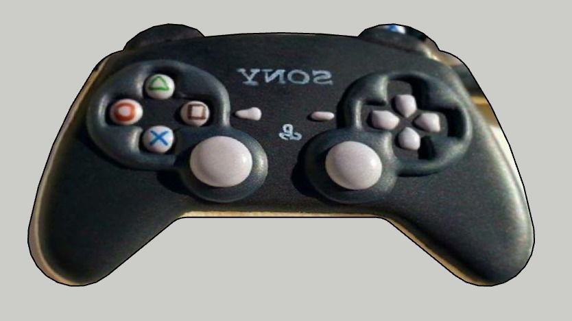 Joystick Playstation Cookie Cutter 3D print model_1