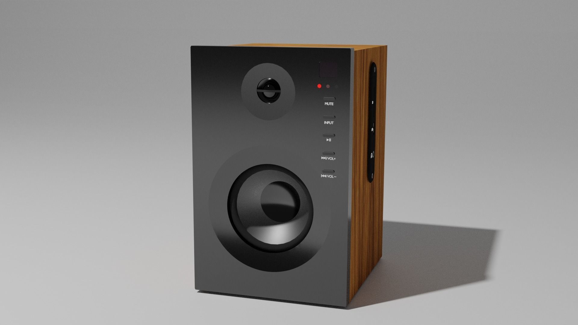 Computer speakers Free 3D model_2