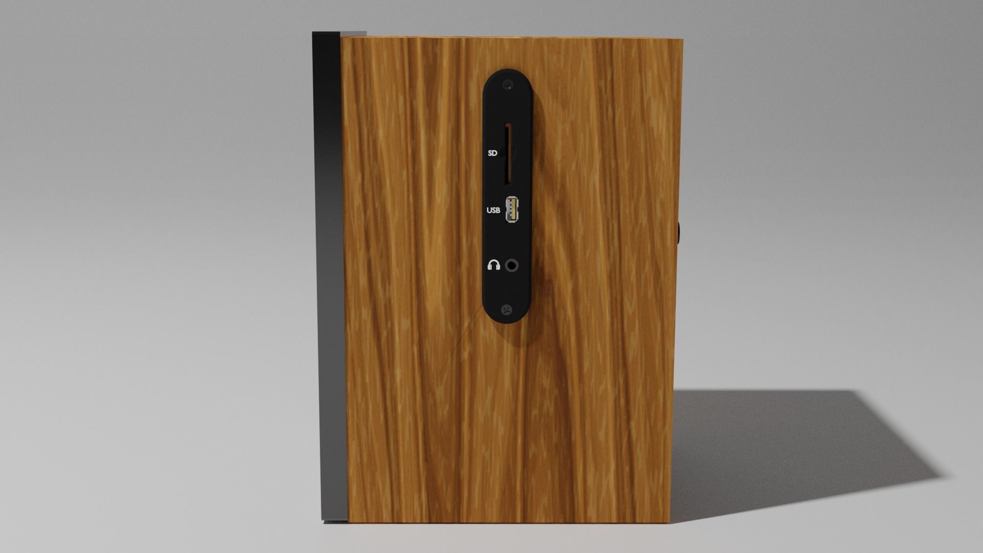 Computer speakers Free 3D model_8