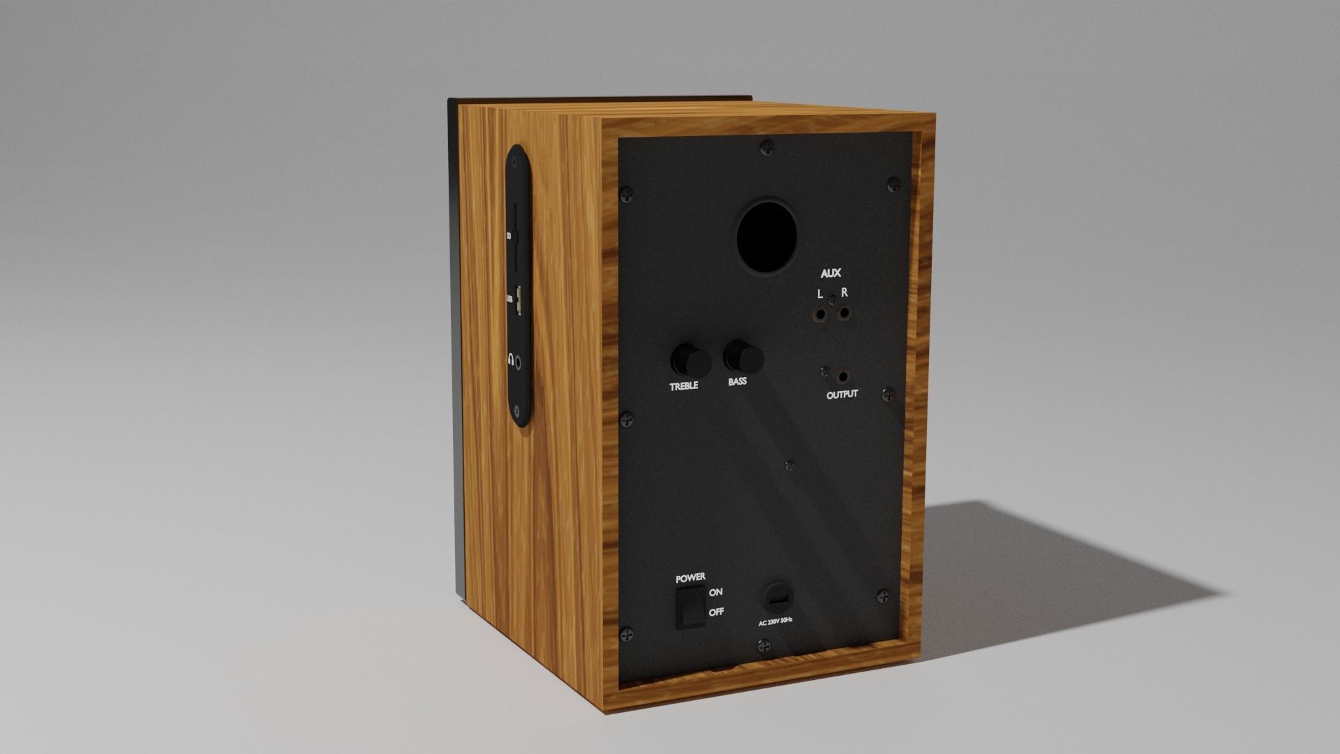 Computer speakers Free 3D model_4
