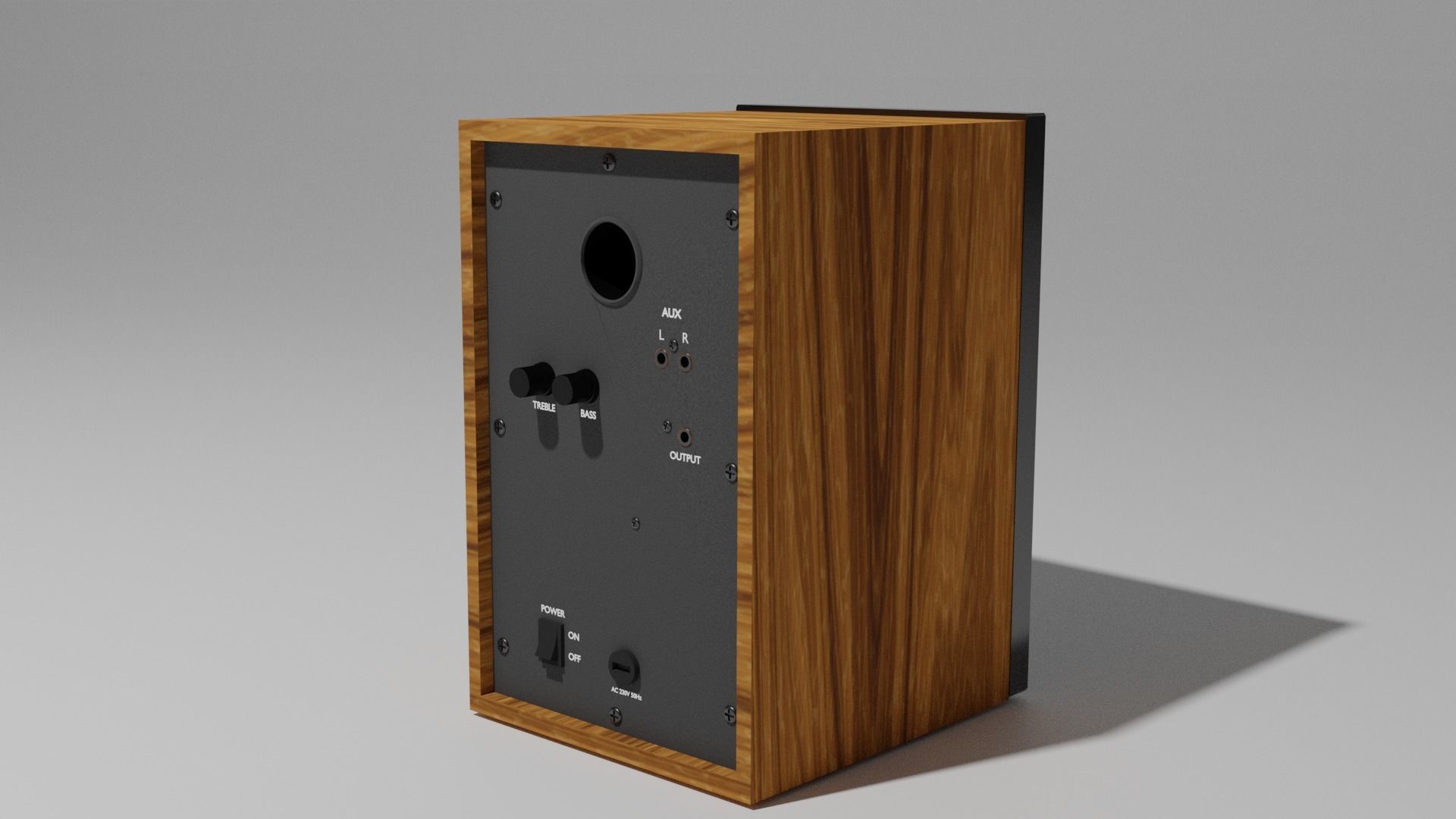 Computer speakers Free 3D model_5