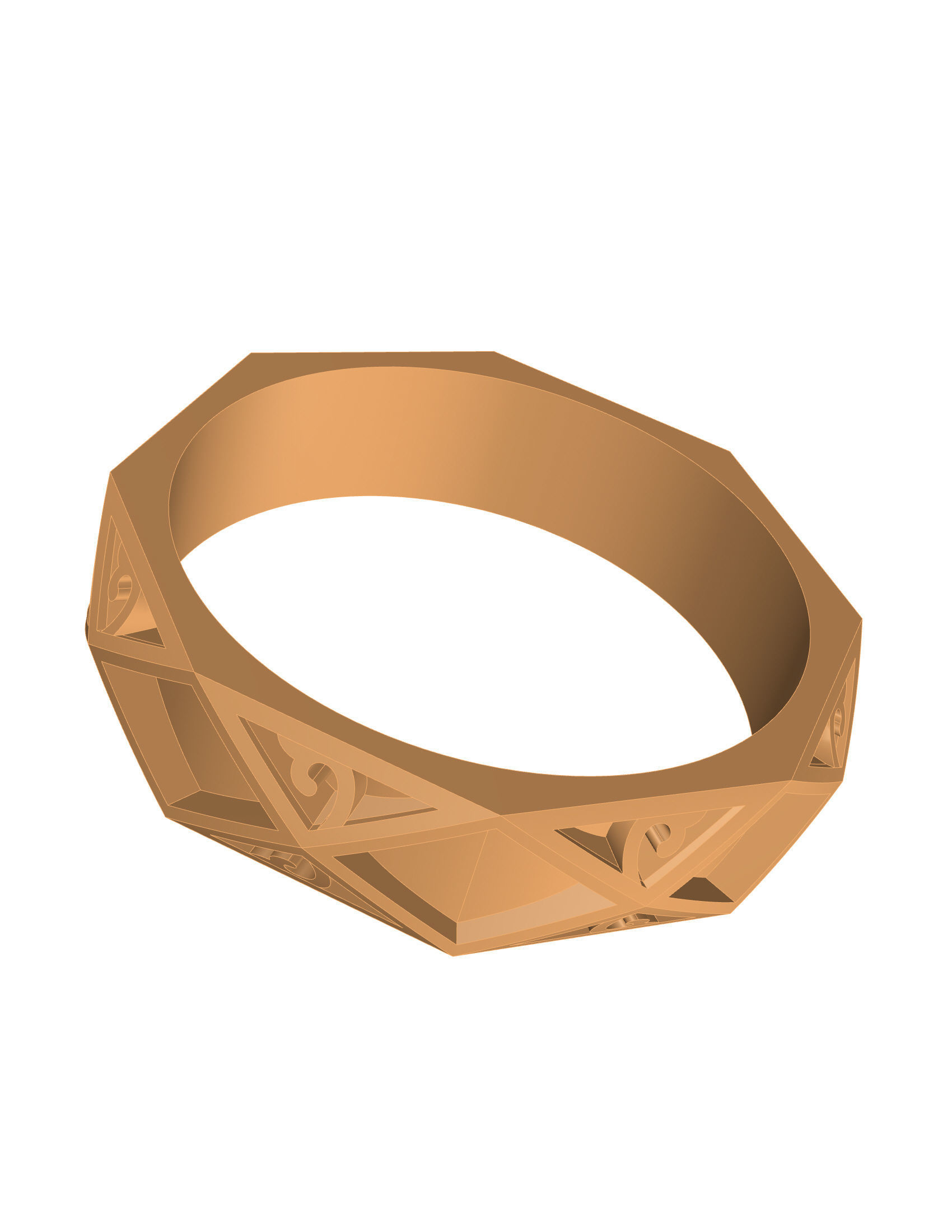 Wedding Bands 3D print model_3
