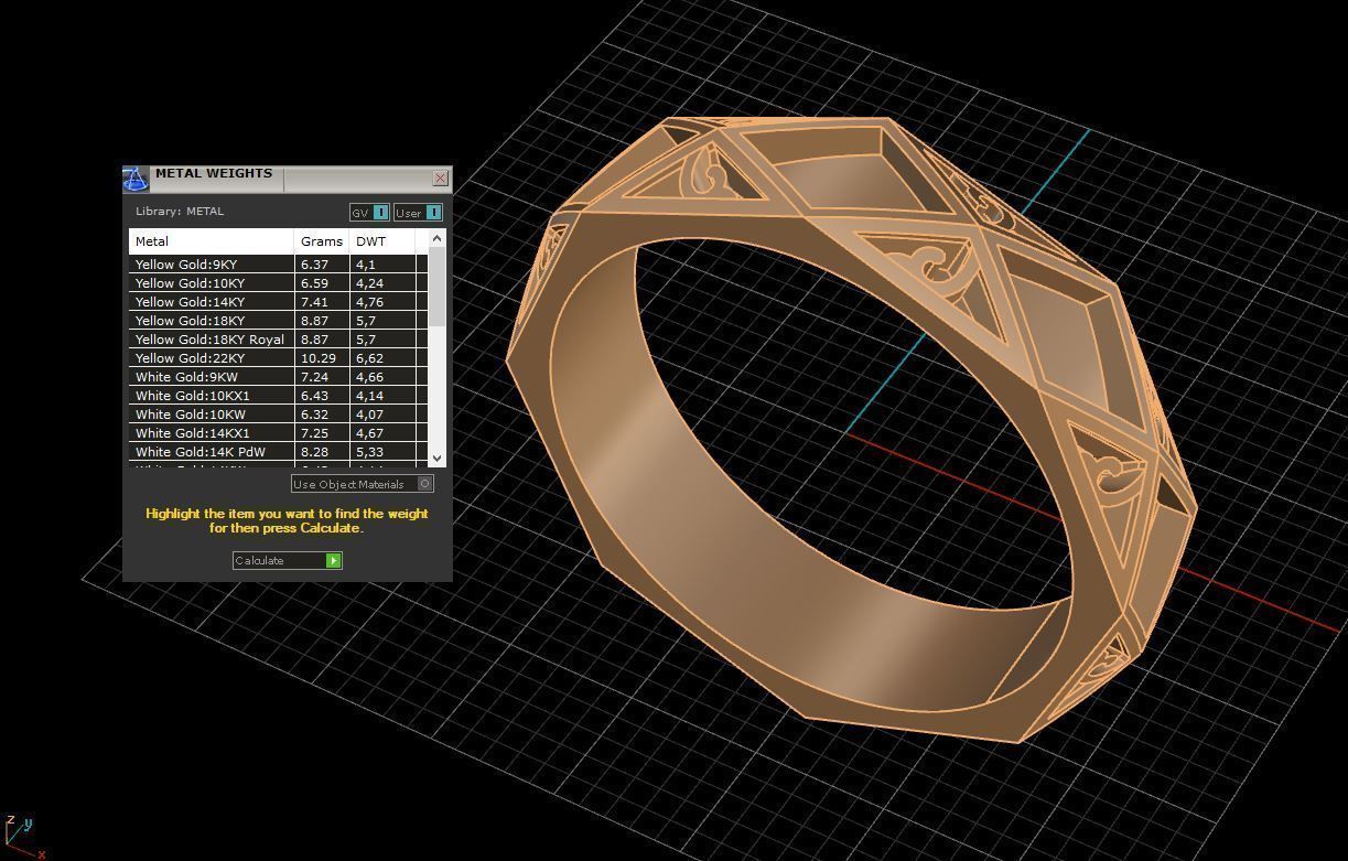 Wedding Bands 3D print model_6