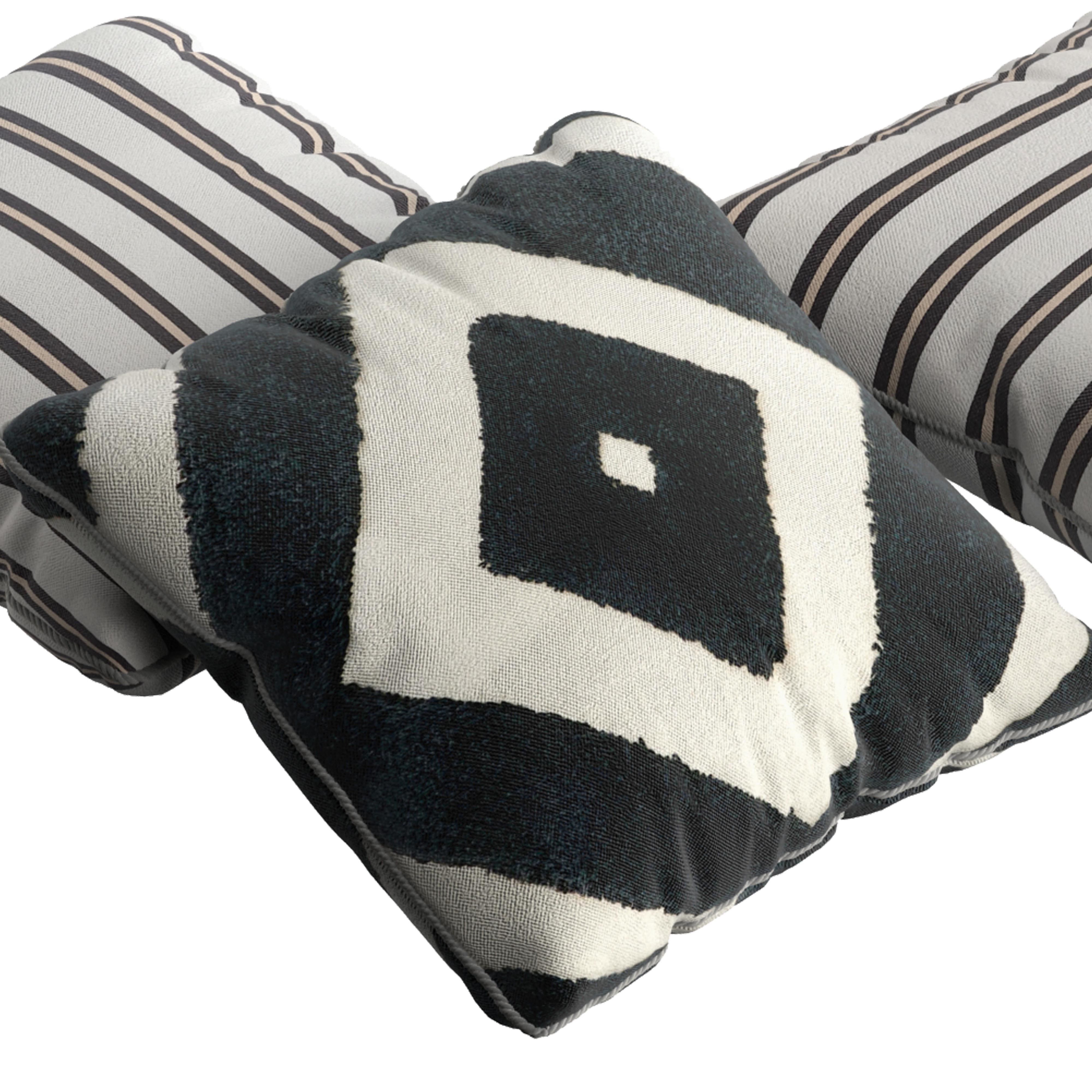H and M Pillow Set 6 3D model_1