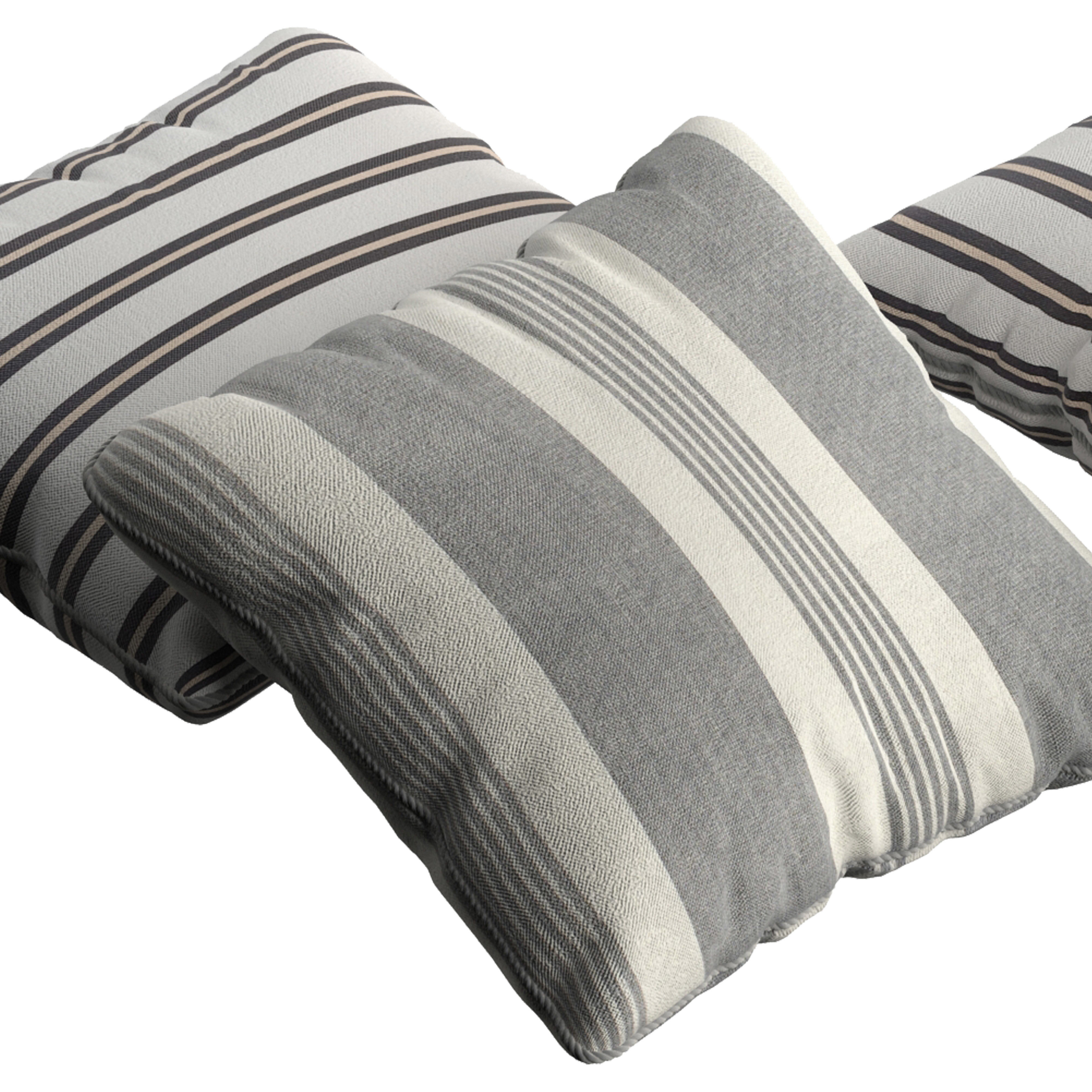 H and M Pillow Set 6 3D model_3