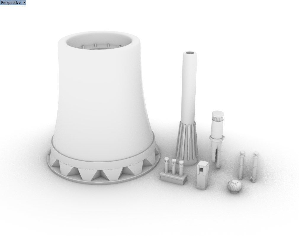 Chimney Pack 3D print model_1