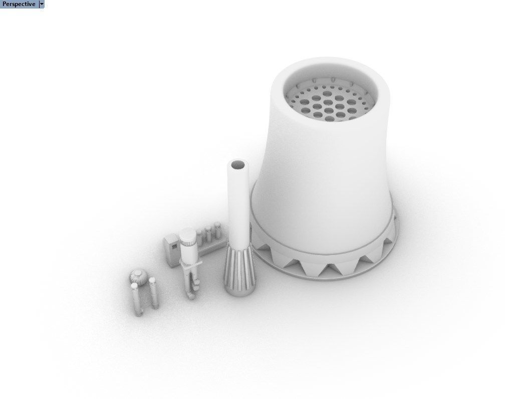 Chimney Pack 3D print model_4
