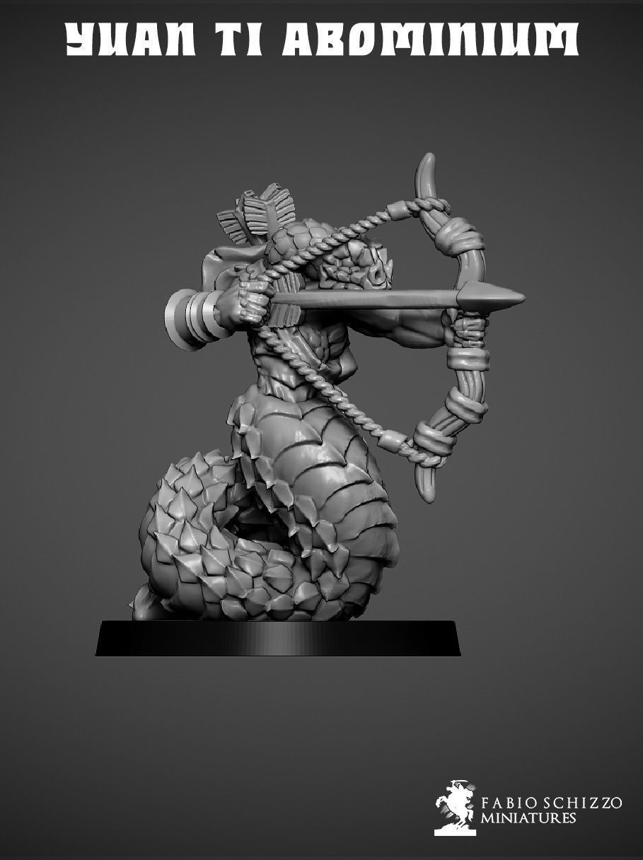 Yuan Ti Abominiums pack 3D print model_2
