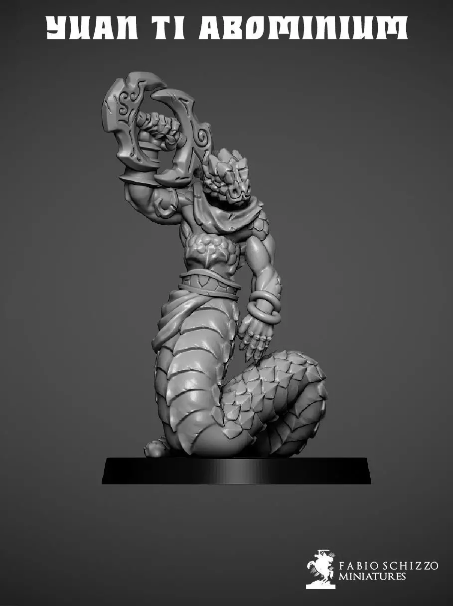 Yuan Ti Abominiums pack 3D print model_0