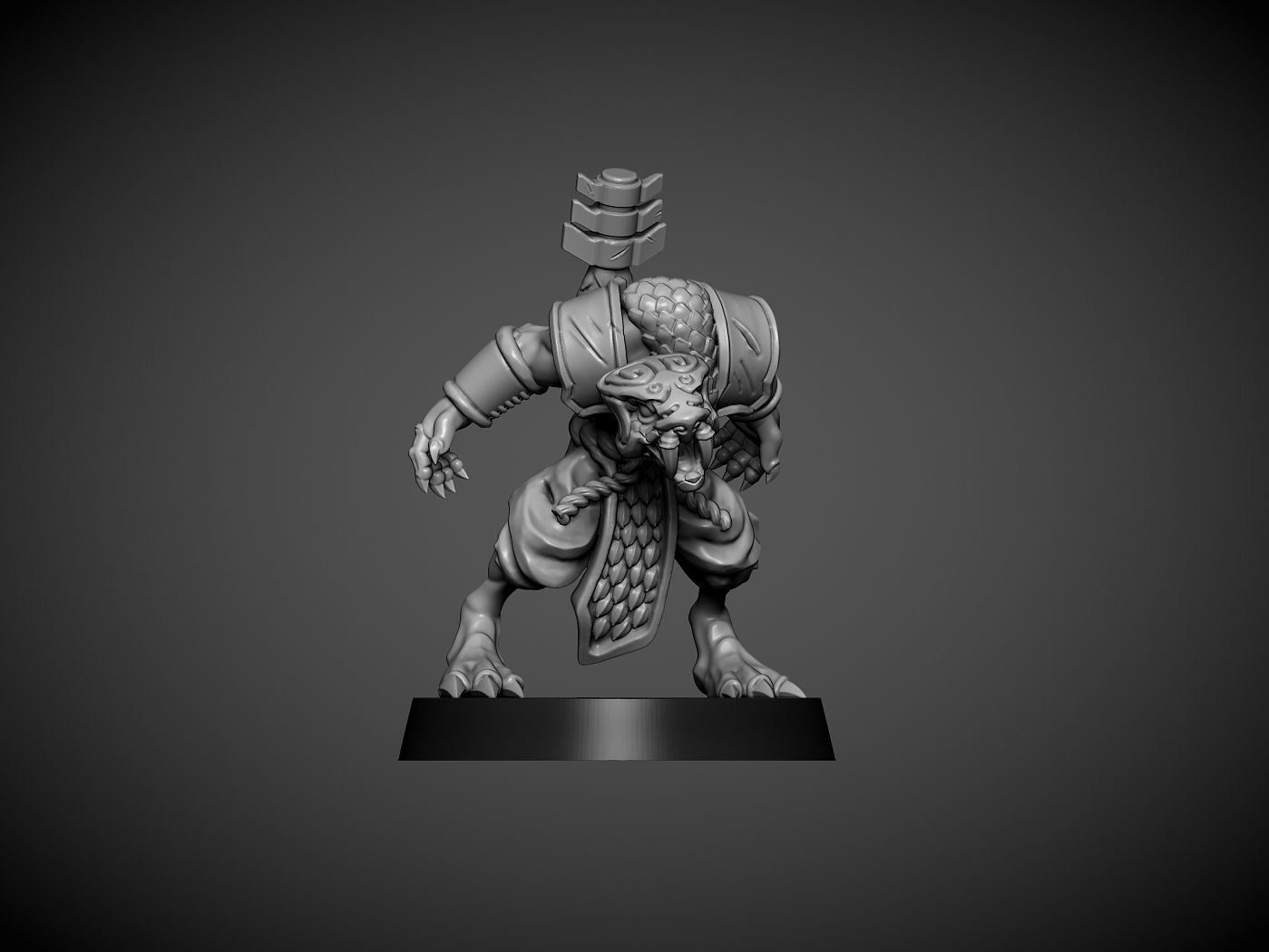 Yuan Ti Malisons Pack 3D print model_5