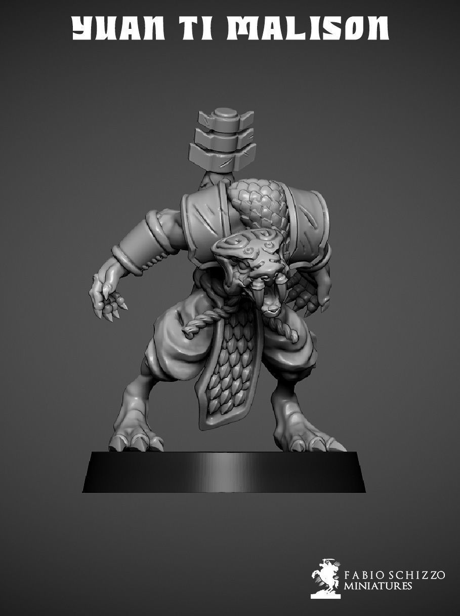 Yuan Ti Malisons Pack 3D print model_2