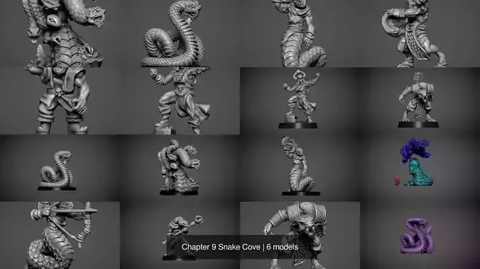 Chapter 9 Snake Cove 3D Model Collection
