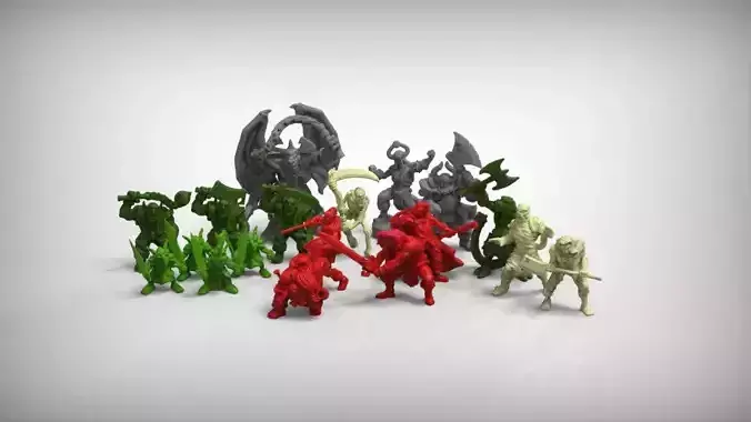 Classic Miniatures enhancement Pack 3D print model