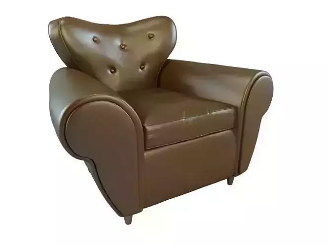 Armchair leather chair