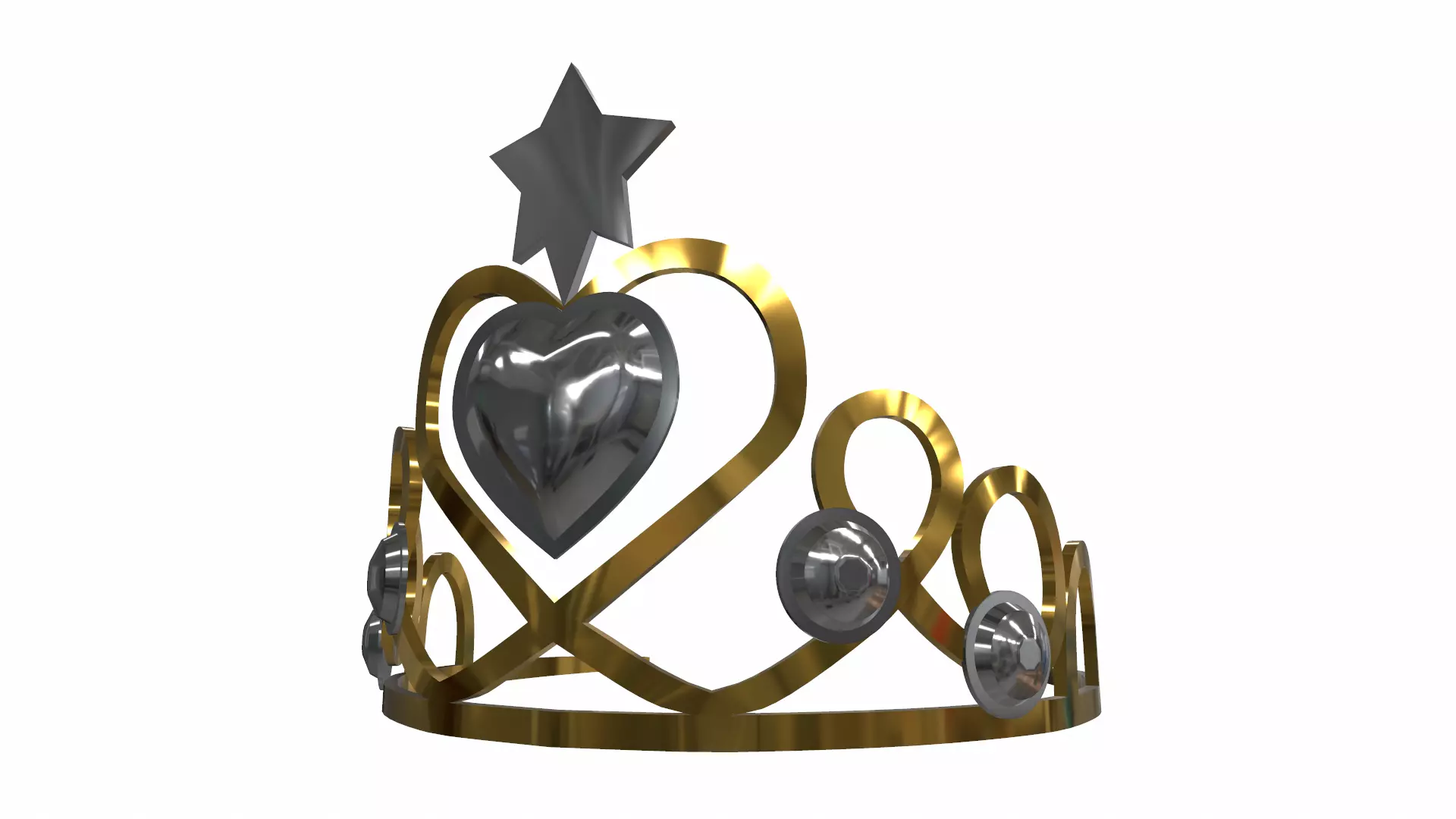 Princess crown 3D model