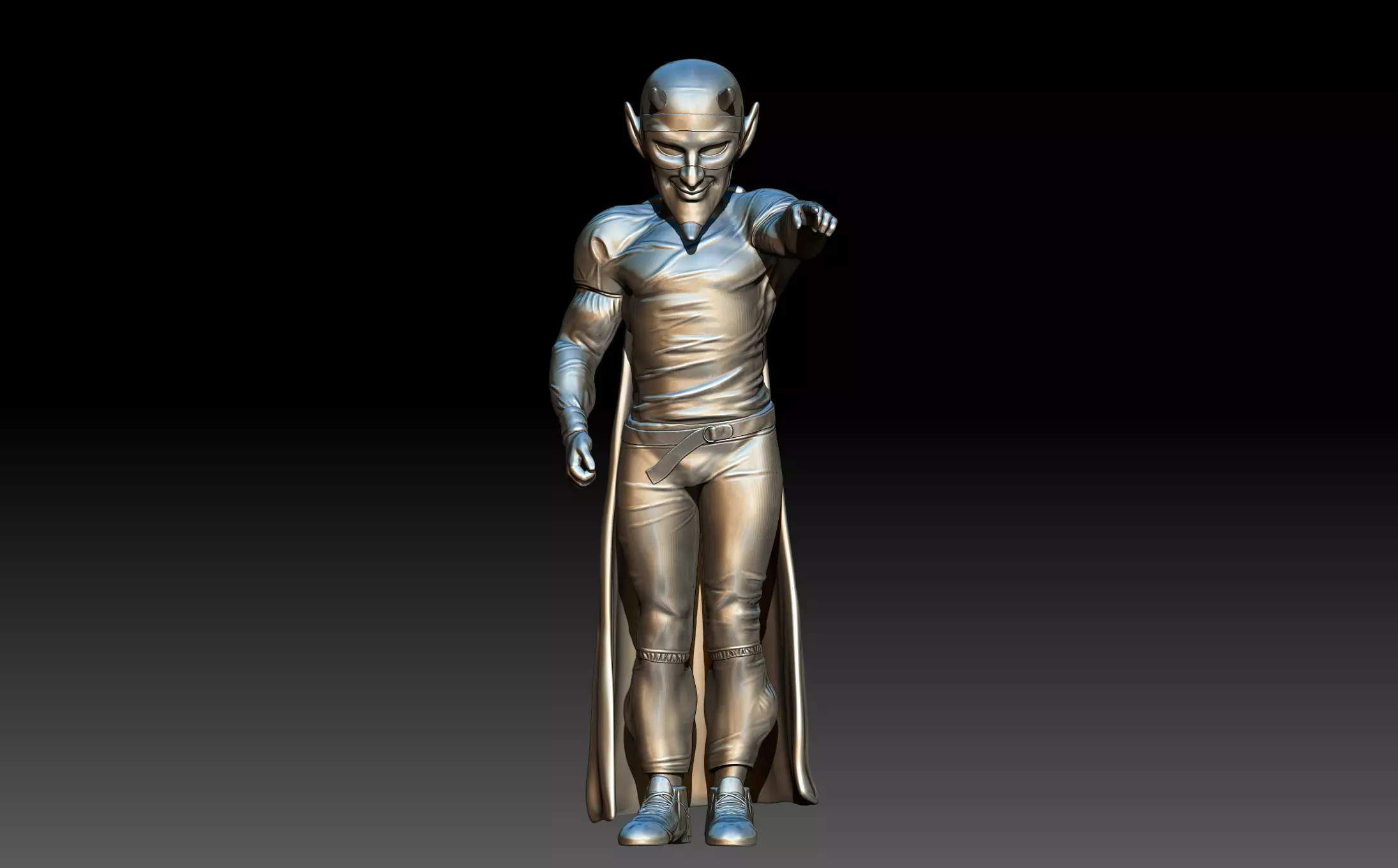 Duke mascot the Blue Devil Duke University 3D print model