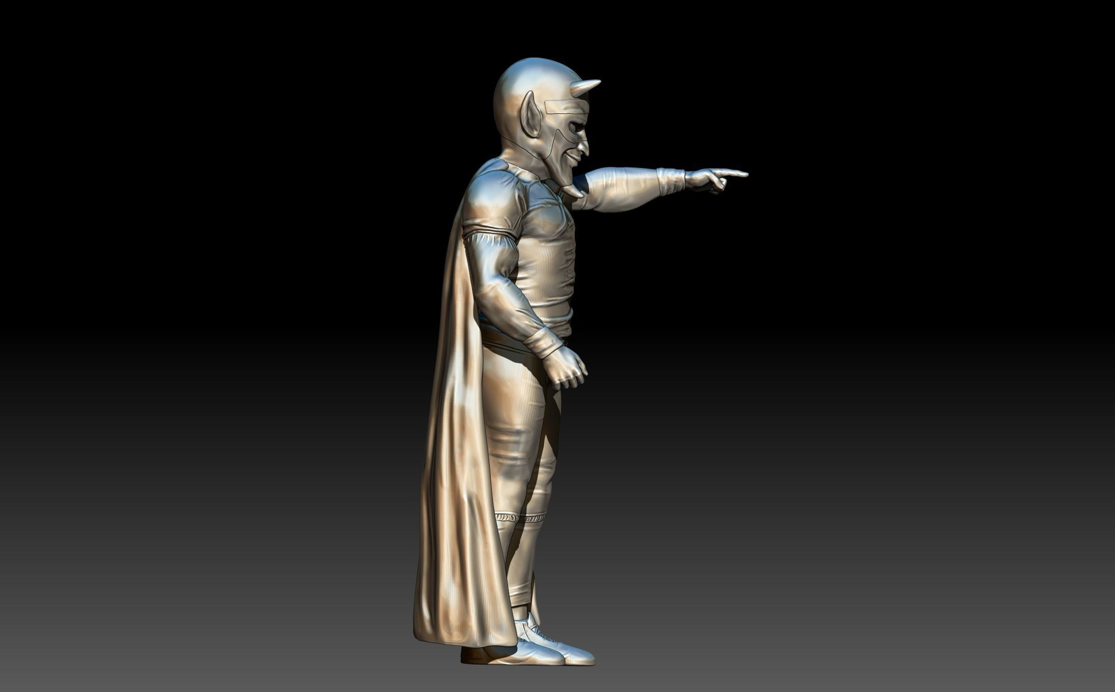 Duke mascot the Blue Devil Duke University 3D model 3D printable | CGTrader